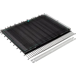 Frisco Heavy Duty Enhanced Lock Sliding Double Door Fold & Carry Wire Dog Crate & Mat Kit, 54 Inch -PetPalace Picks 297463 PT3. AC SS1800 V1633115391