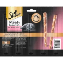 Sheba Meaty Tender Sticks Salmon Flavored Soft Adult Cat Treats & Frisco Plush, Teaser, Ball & Tunnel Variety Pack Cat Toy With Catnip -PetPalace Picks 298508 PT2. AC SS1800 V1623201162