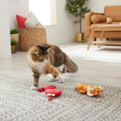 Frisco Lunar New Year Lantern & Tiger Plush Kicker Cat Toy With Catnip -PetPalace Picks 298899 PT3. AC SS1800 V1640268996