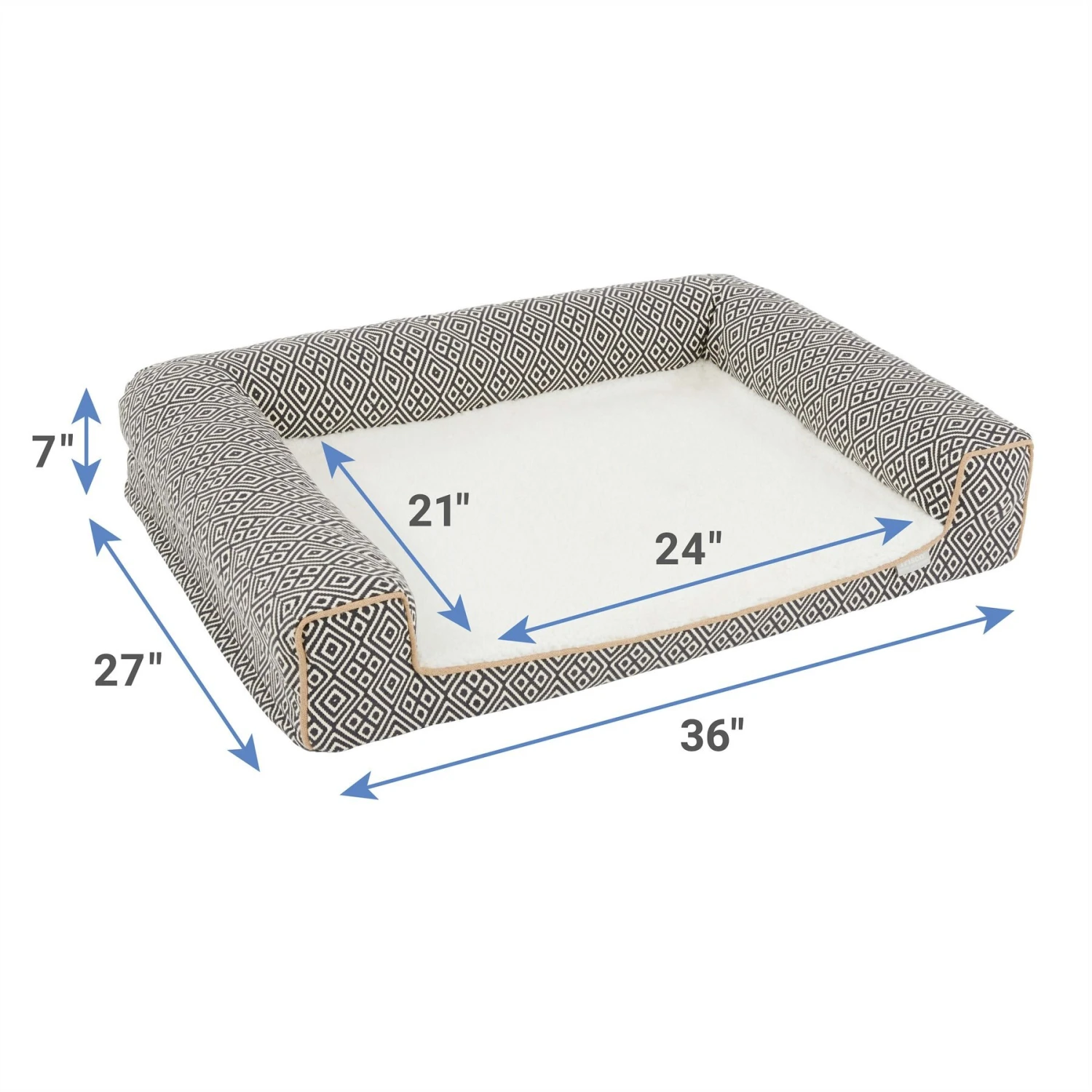 Frisco Boho Modern Couch Dog & Cat Bed 2 Frisco Boho Modern Couch Dog & Cat Bed - Image 2