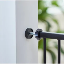 Frisco Metal Geometric Pattern Extra Wide Auto-close Dog Gate -PetPalace Picks 299512 PT5. AC SS1800 V1627306893