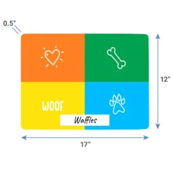 Frisco Woof Personalized Dog & Cat Placemat 7 Frisco Woof Personalized Dog & Cat Placemat -PetPalace Picks 299560 PT3. AC SS1800 V1636120375