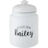 Frisco Ceramic "Treats For" Personalized Treat Jar, 13 Cup, 104oz