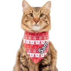 Frisco Fair Isle Personalized Dog & Cat Bandana -PetPalace Picks 301357 PT7. AC SS1800 V1628100084
