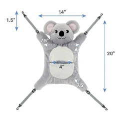 Frisco Geometric Small Pet Plush Hanging Tunnel & Frisco Hanging Koala Small Pet Bed -PetPalace Picks 301920 PT6. AC SS1800 V1644970654