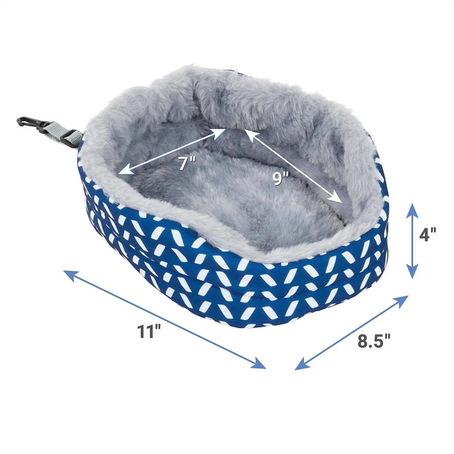 Frisco Herringbone Small Pet Plush Oval Cuddler & Frisco Hanging Koala Small Pet Bed 3 Frisco Herringbone Small Pet Plush Oval Cuddler & Frisco Hanging Koala Small Pet Bed - Image 3