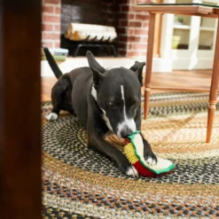 Frisco Pizza Slice Plush Squeaky Dog Toy & Frisco Taco Plush Squeaky Dog Toy -PetPalace Picks 302494 PT6. AC SS1800 V1623071256