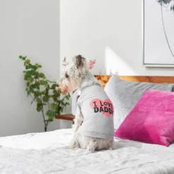 Frisco I Love Daddy Dog & Cat T-Shirt, Gray & Frisco I Love Mommy Dog & Cat T-Shirt -PetPalace Picks 302760 PT3. AC SS1800 V1623034662