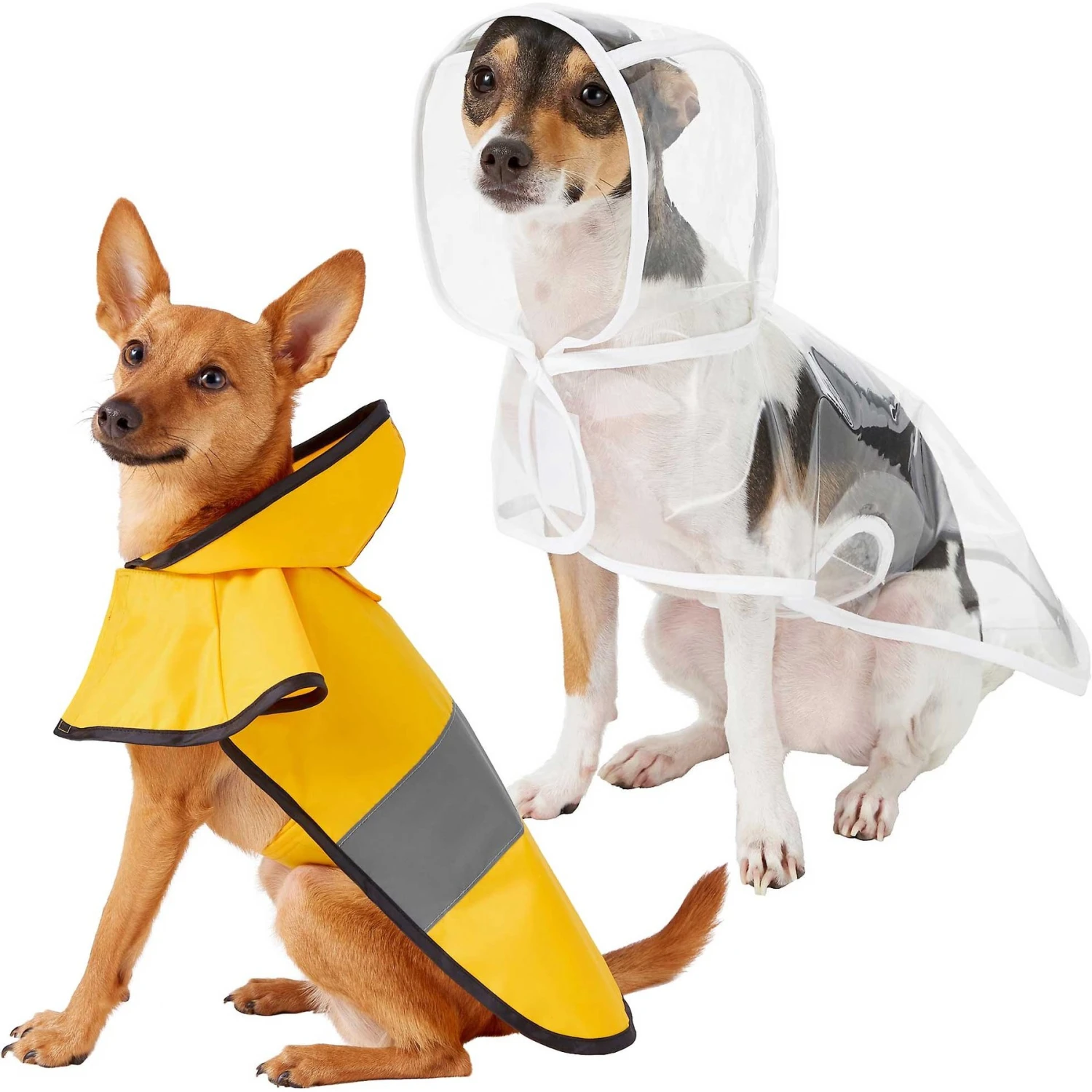 Frisco Lightweight Rainy Days Dog Raincoat & Frisco Lightweight Clear Vinyl Dog Raincoat 1 Frisco Lightweight Rainy Days Dog Raincoat & Frisco Lightweight Clear Vinyl Dog Raincoat