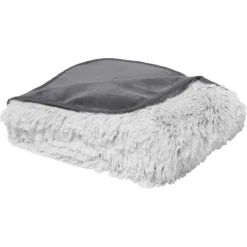 Frisco Eyelash Cat & Dog Bolster Bed & Frisco Eyelash Cat & Dog Blanket -PetPalace Picks 303412 PT6. AC SS1800 V1623048440