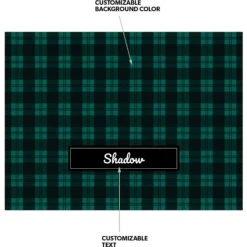 Frisco Personalized Plaid Sherpa Cat & Dog Blanket, 30" X 40" -PetPalace Picks 303832 PT3. AC SS1800 V1637609812