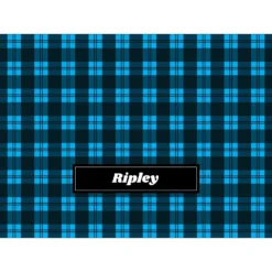 Frisco Personalized Plaid Sherpa Cat & Dog Blanket, 30" X 40" -PetPalace Picks 303832 PT4. AC SS1800 V1637610128