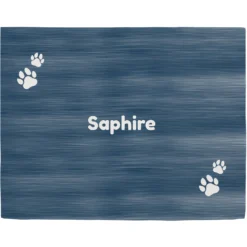 Frisco Personalized Heathered Sherpa Cat & Dog Blanket, 30" X 40"