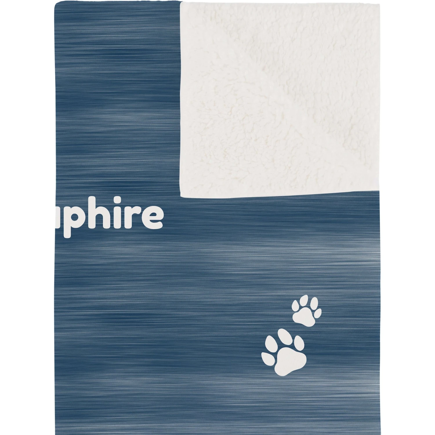 Frisco Personalized Heathered Sherpa Cat & Dog Blanket, 30" X 40" 3 Frisco Personalized Heathered Sherpa Cat & Dog Blanket, 30" X 40" - Image 3