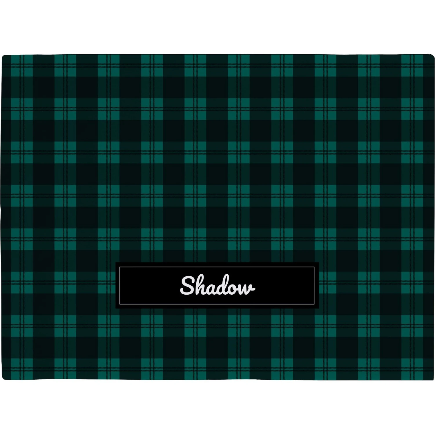 Frisco Personalized Plaid Soft Fleece Cat & Dog Blanket, 30" X 40" 1 Frisco Personalized Plaid Soft Fleece Cat & Dog Blanket, 30" X 40"