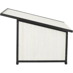 Frisco Modern Wooden Outdoor Dog House, White 9 Frisco Modern Wooden Outdoor Dog House, White -PetPalace Picks 304038 PT3. AC SS1800 V1641481053