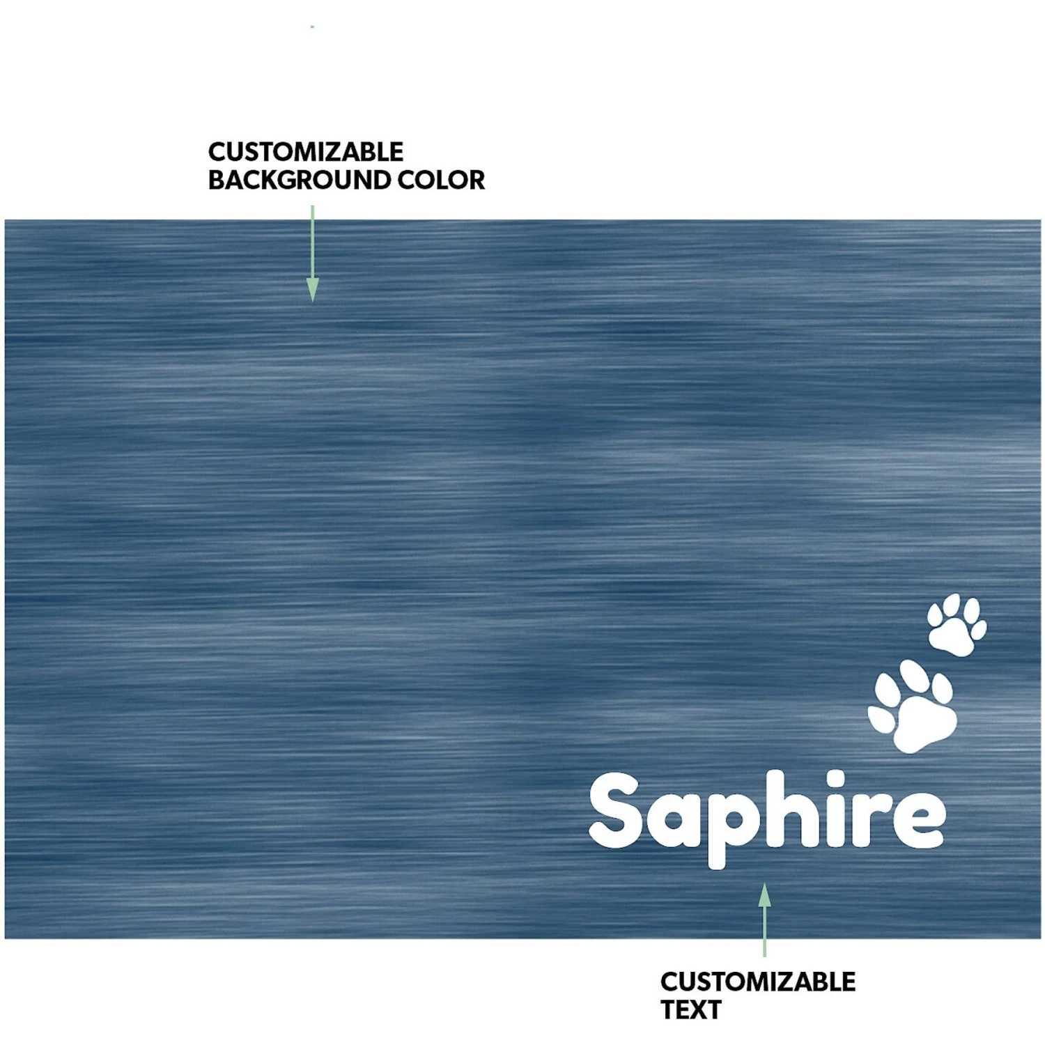 Frisco Personalized Heathered Dog & Cat Placemat 2 Frisco Personalized Heathered Dog & Cat Placemat - Image 2