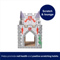 Frisco Castle Cardboard Cat House, 2-Story -PetPalace Picks 308822 PT2. AC SS1800 V1689354927