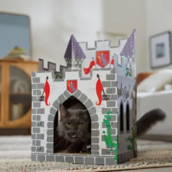 Frisco Castle Cardboard Cat House, 2-Story -PetPalace Picks 308822 PT4. AC SS1800 V1688677261