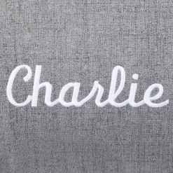 Frisco Personalized Knife Edge Bed, Dark Grey Linen, X-Large -PetPalace Picks 311764 PT3. AC SS1800 V1630594000