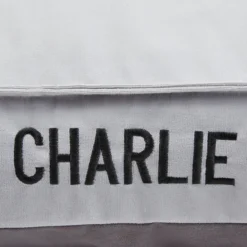 Frisco Personalized Silver Bolstered Bed With Silver Check Bolster 7 Frisco Personalized Silver Bolstered Bed With Silver Check Bolster -PetPalace Picks 311770 PT4. AC SS1800 V1630594018