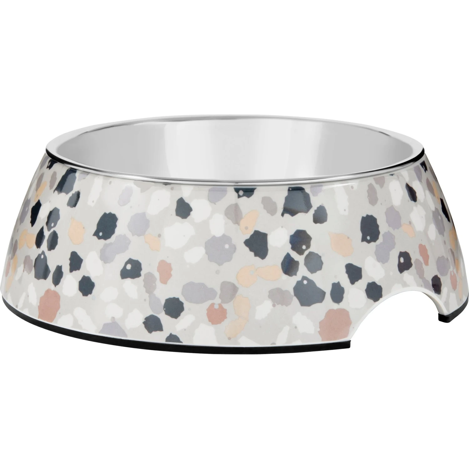Frisco Terrazzo Design Stainless Steel Dog & Cat Bowl 1 Frisco Terrazzo Design Stainless Steel Dog & Cat Bowl