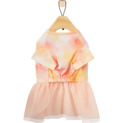 Frisco Tie Dye Pink Tutu Dog & Cat Dress -PetPalace Picks 312152 PT4. AC SS1800 V1644527823