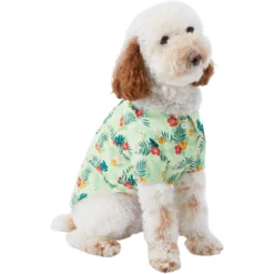 Frisco Hawaiian Floral Camp Dog & Cat Shirt -PetPalace Picks 312168 PT3. AC SS1800 V1673304452