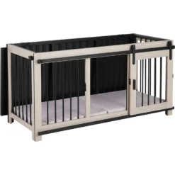 Frisco "Rockford" Dog Crate Credenza & Mat -PetPalace Picks 315187 PT4. AC SS1800 V1634154719