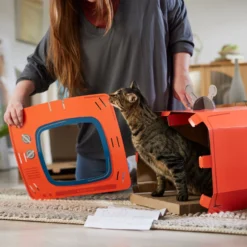 Frisco TV Set Cardboard Cat House -PetPalace Picks 317731 PT3. AC SS1800 V1688677262