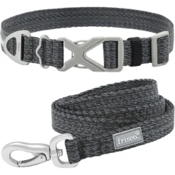 Frisco Outdoor Heathered Nylon Collar & Frisco Outdoor Heathered Nylon Leash