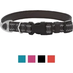 Frisco Outdoor Premium Ripstop Nylon Dog Harness With Pocket & Frisco Outdoor Nylon Reflective Comfort Padded Dog Collar -PetPalace Picks 319304 PT5. AC SS1800 V1631139692