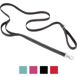 Frisco Outdoor Premium Ripstop Nylon Dog Harness With Pocket & Frisco Outdoor Nylon Reflective Comfort Padded Dog Leash -PetPalace Picks 319306 PT5. AC SS1800 V1631142690