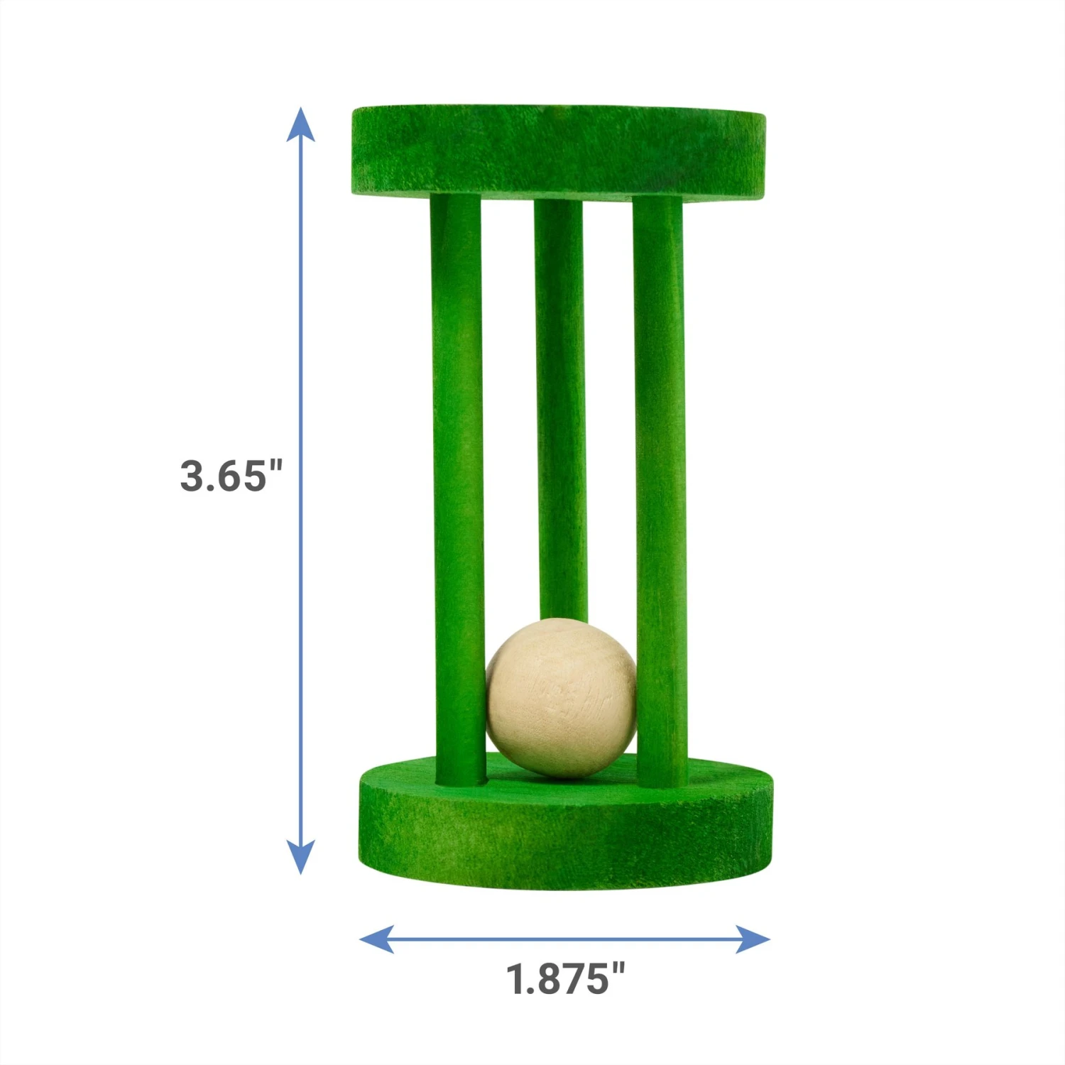 Frisco Wooden Prism Small Pet Toy 2 Frisco Wooden Prism Small Pet Toy - Image 2