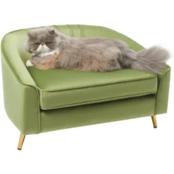 Frisco Elevated Curved Dog & Cat Sofa Bed With Removable Cover 6 Frisco Elevated Curved Dog & Cat Sofa Bed With Removable Cover -PetPalace Picks 331628 PT2. AC SS1800 V1643928761