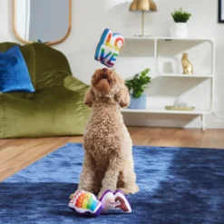 Frisco Pride Symbols Plush Squeaky Dog Toy, 3 Count -PetPalace Picks 331630 PT3. AC SS1800 V1647355798