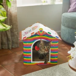 Frisco Pride Love Wins Cardboard Cat House -PetPalace Picks 331675 PT3. AC SS1800 V1647356081