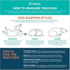 Frisco Farmhouse Rectangular Gusset Dog Bed W/ Removable Cover -PetPalace Picks 333872 PT3. AC SS1800 V1658719999