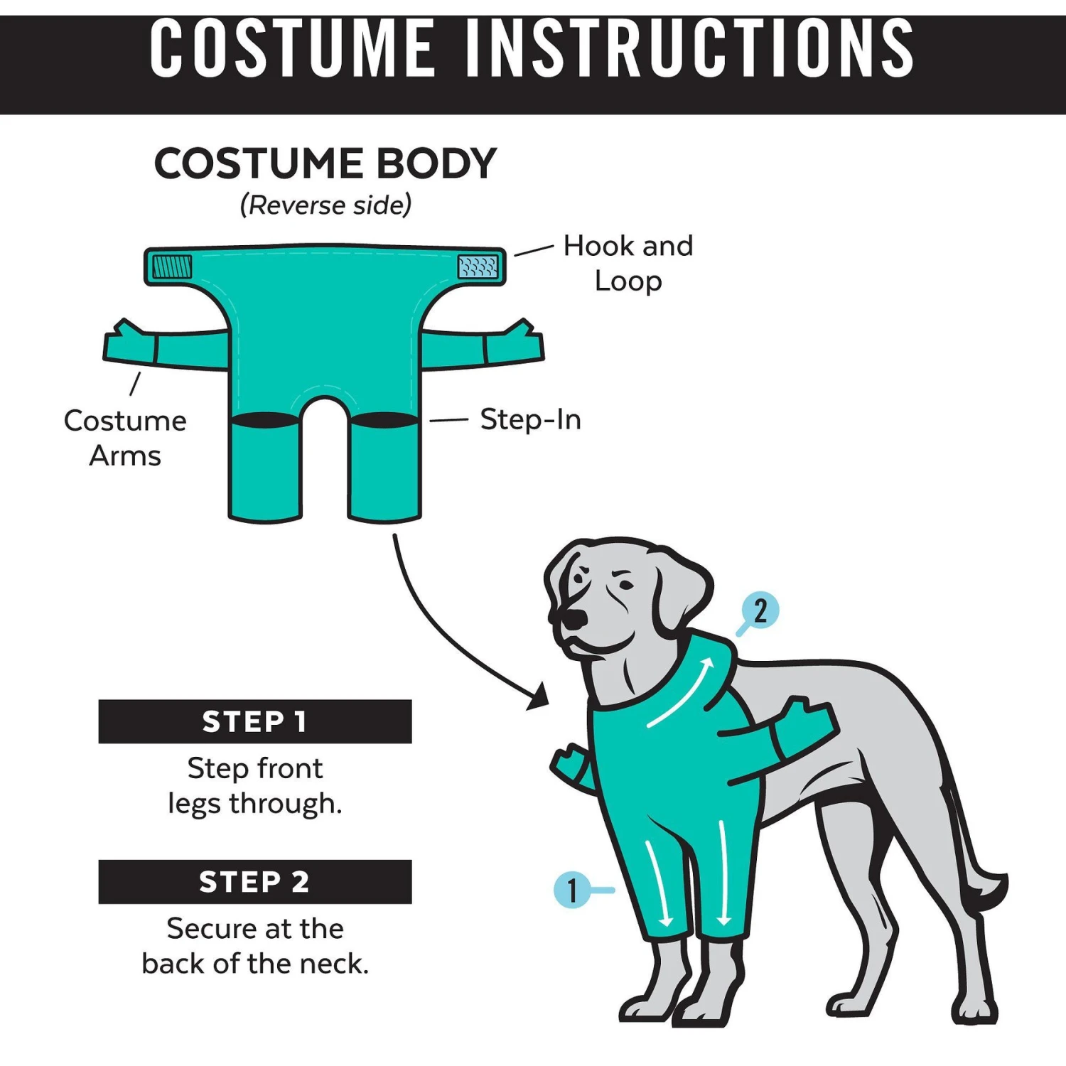 Frisco Front Walking Alien Dog & Cat Costume 3 Frisco Front Walking Alien Dog & Cat Costume - Image 3