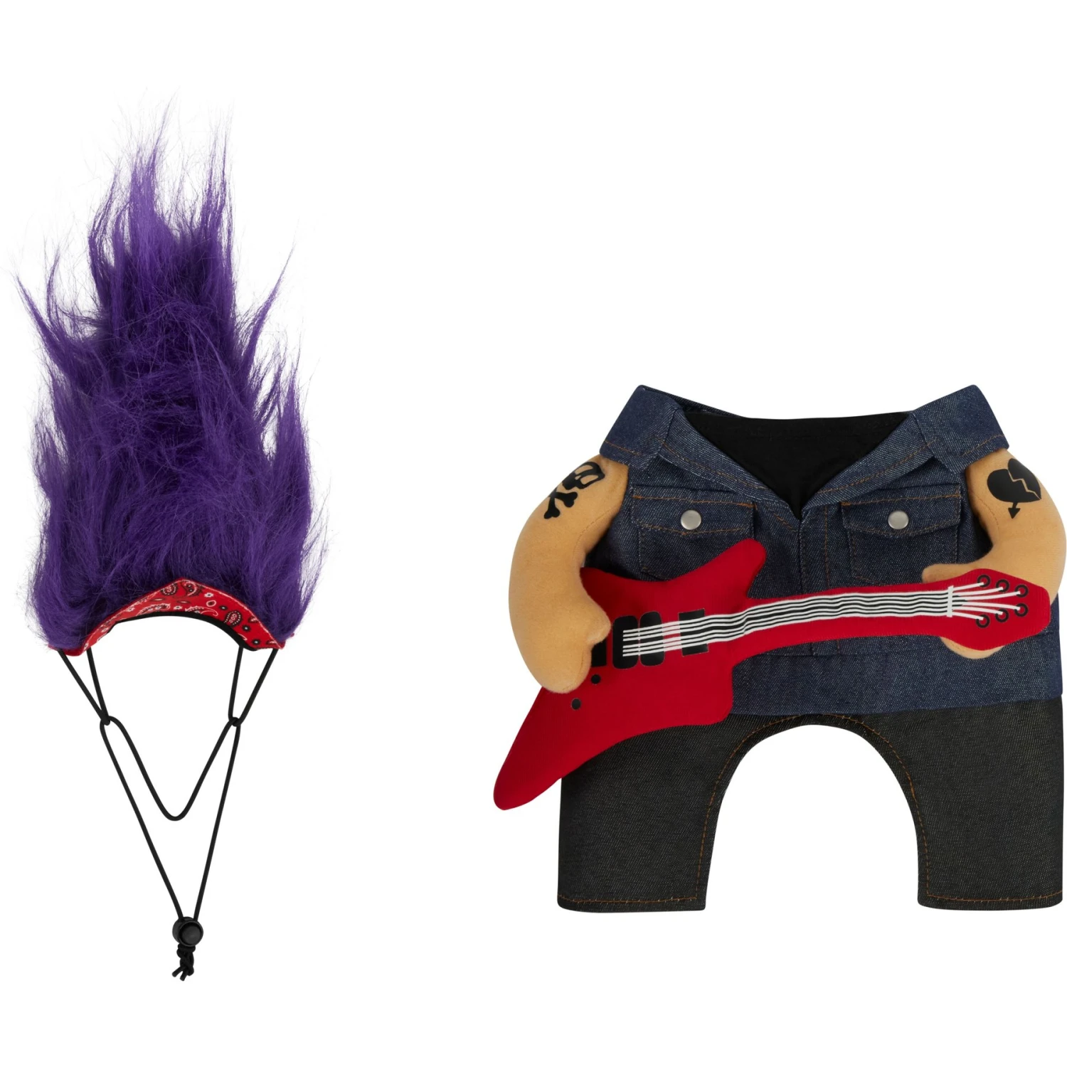Frisco Front Walking Punk Rocker Dog & Cat Costume 5 Frisco Front Walking Punk Rocker Dog & Cat Costume - Image 5