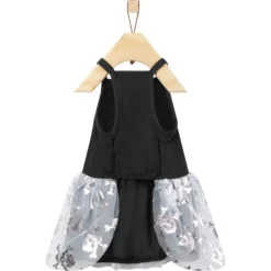 Frisco Silver Metallic Skull Dog & Cat Dress -PetPalace Picks 335154 PT5. AC SS1800 V1658345550