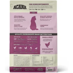 ACANA First Feast High-Protein Kitten Dry Cat Food, 4-lb Bag & Frisco Multi-Cat Unscented Clumping Clay Cat Litter -PetPalace Picks 338643 PT2. AC SS1800 V1635915849