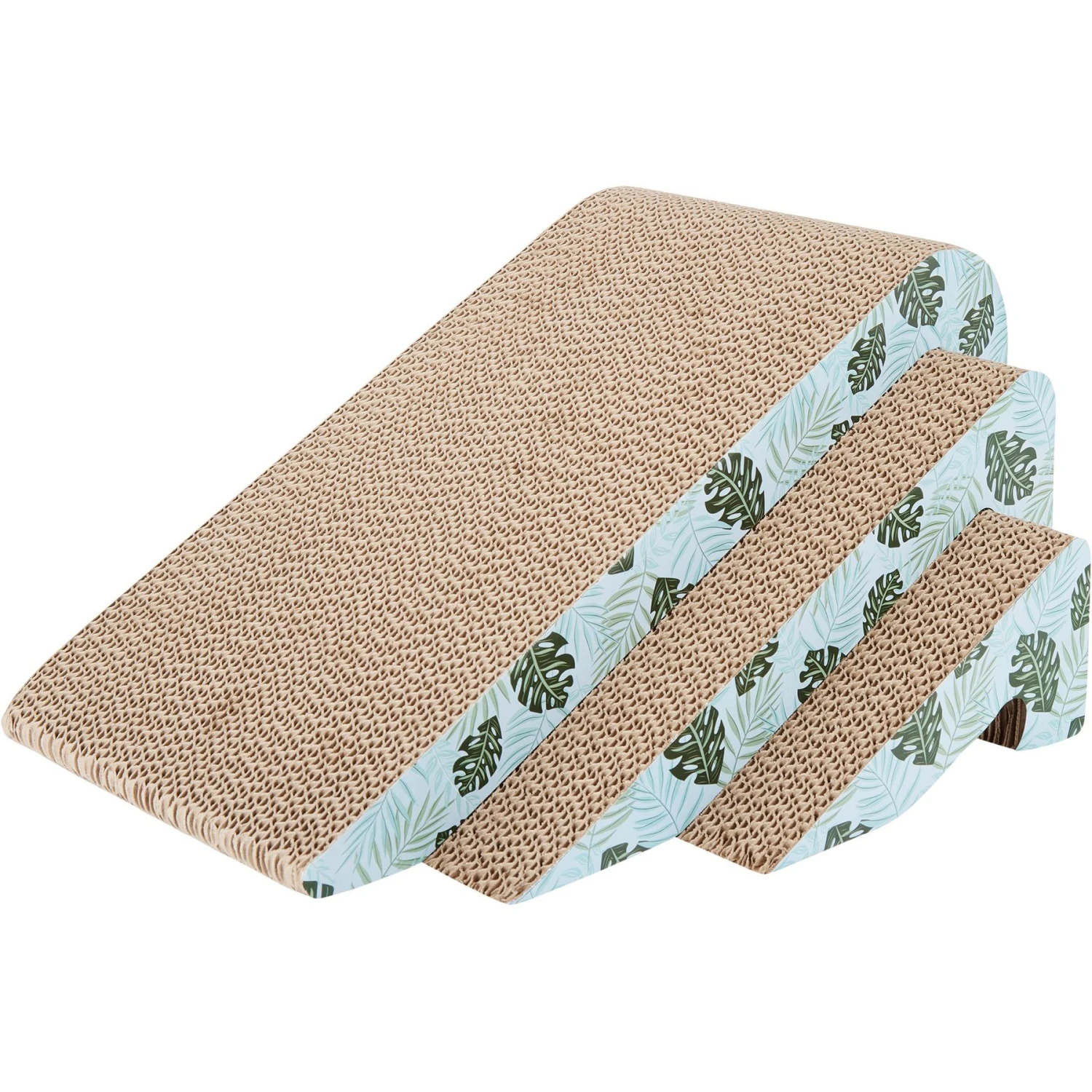 Frisco Nesting Cat Scratcher Toy With Catnip, Tropical Paradise 1 Frisco Nesting Cat Scratcher Toy With Catnip, Tropical Paradise