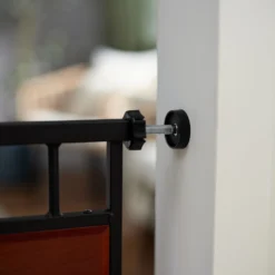 Frisco Wood Accents Extra Wide Auto-close Pet Gate, 30-in -PetPalace Picks 352631 PT5. AC SS1800 V1657747161