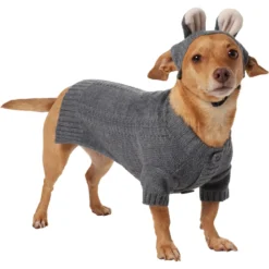 Frisco Bunny Hooded Dog & Cat Sweater -PetPalace Picks 353571 PT2. AC SS1800 V1659006936