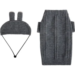 Frisco Bunny Hooded Dog & Cat Sweater -PetPalace Picks 353571 PT4. AC SS1800 V1659727099