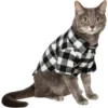 Frisco Black Plaid Dog & Cat Shirt