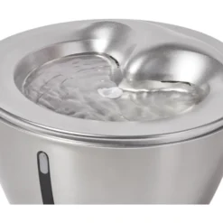 Frisco Stainless Steel Heart Dog & Cat Fountain -PetPalace Picks 355816 PT2. AC SS1800 V1665174561