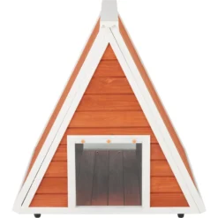Frisco Outdoor Wooden A-Frame Cat House -PetPalace Picks 361001 PT2. AC SS1800 V1657828190