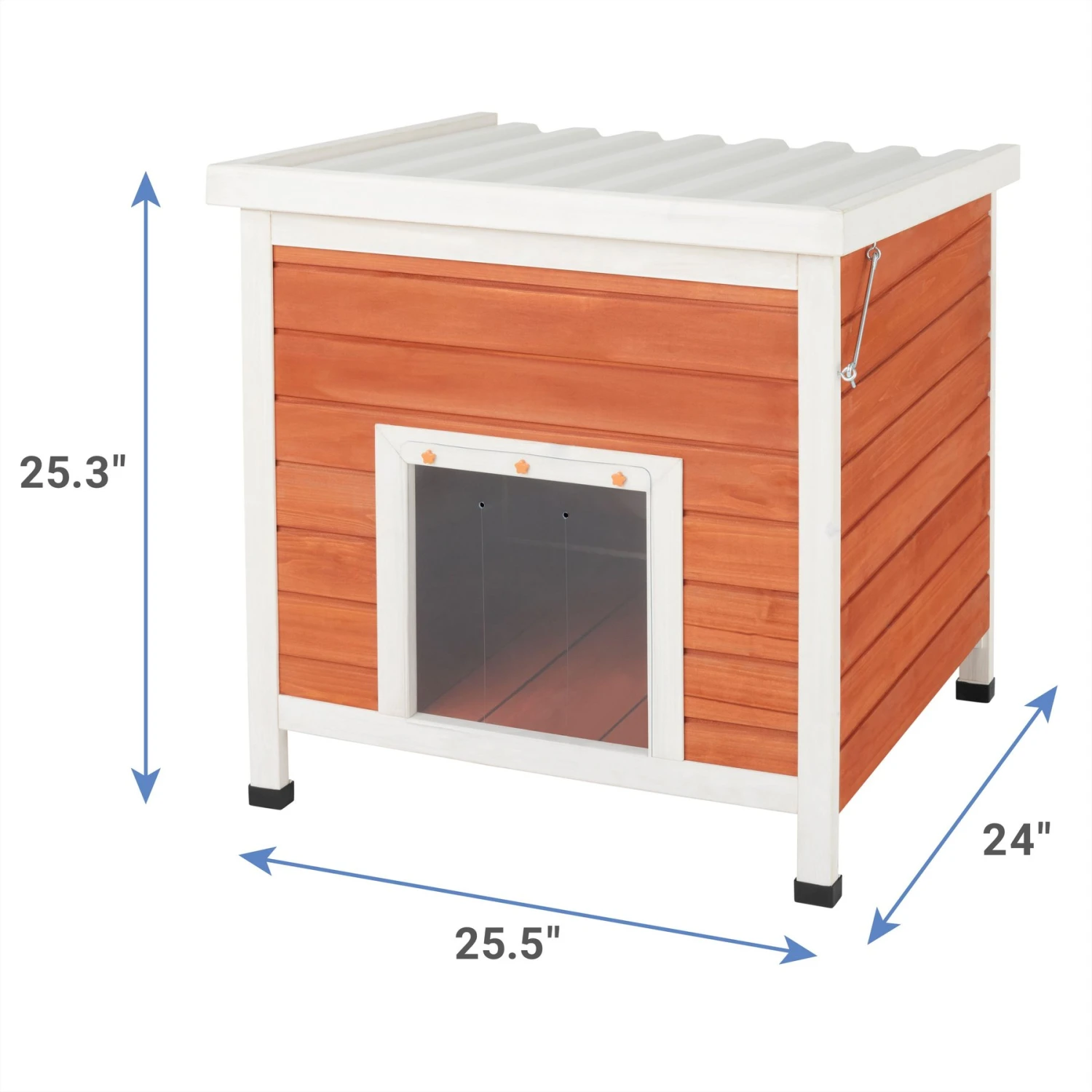 Frisco Outdoor Wooden Cat House With Retractable Roof 2 Frisco Outdoor Wooden Cat House With Retractable Roof - Image 2
